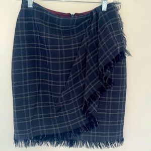 Ungaro plaid wrap skirt